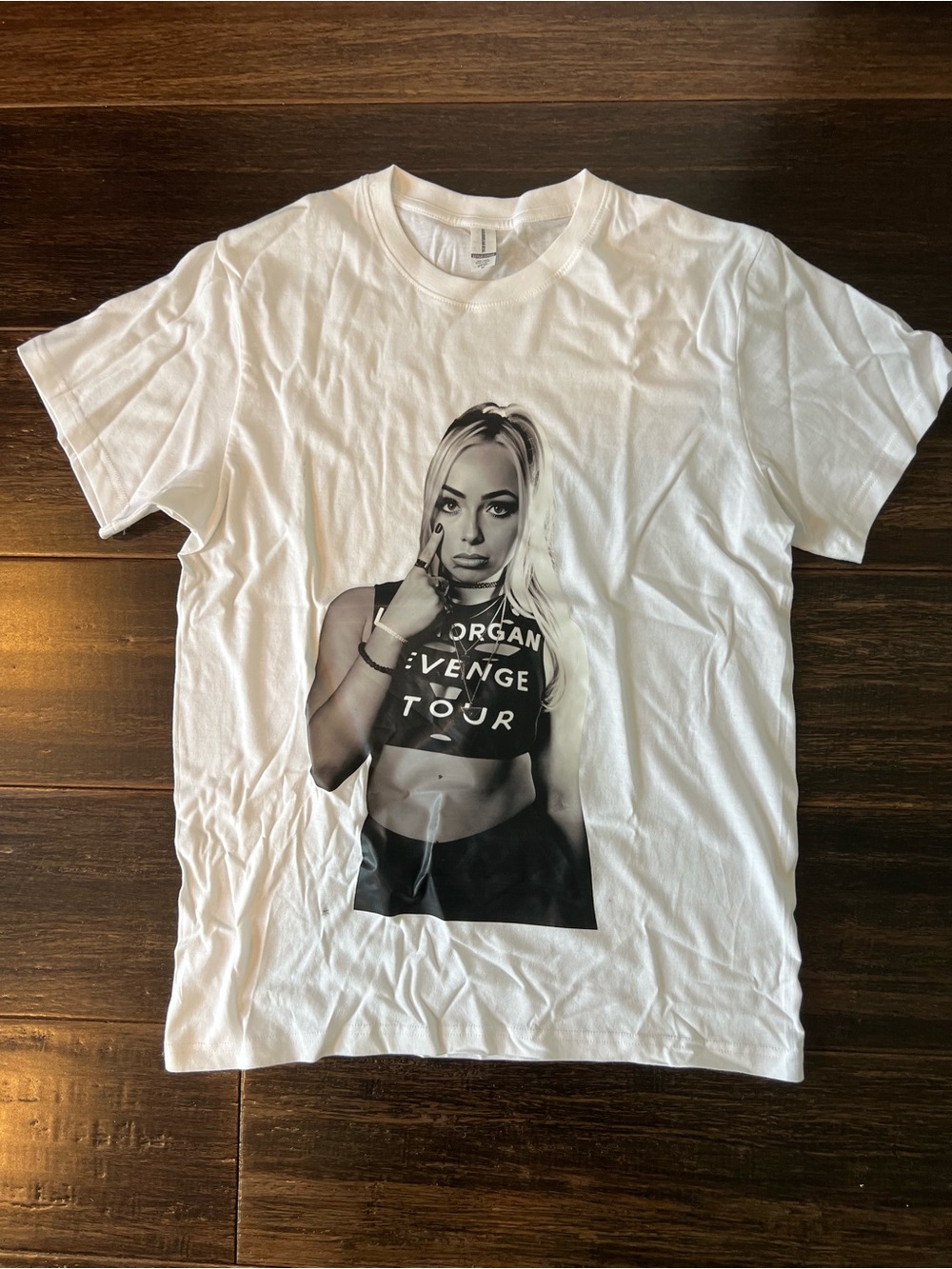 Caribbean White Graphic Photo Tee